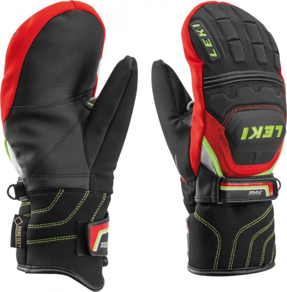 Leki Worldcup Race Flex S junior mitten black-red white yellow 2014 / 2015