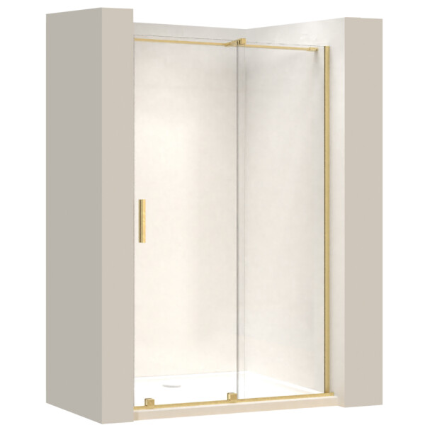 REA/S - Sprchové Dvere Montana 130 Gold brush KPL-K6400