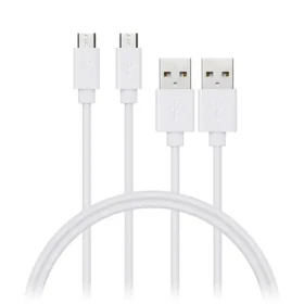 Connect IT Wirez Micro USB - USB 1m biela / 2 ks v balení / dopredaj (CCA-3006-WH)