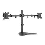 LogiLink BP0099 čierna / Rameno na 2 monitory / VESA / 17 až 32 / do 8 kg (BP0099)