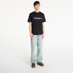 Tričko Carhartt WIP S/S Script T-Shirt Black/ White M