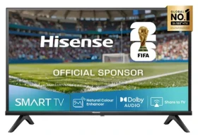 40" Hisense 40A4Q čierna / Televízia / FHD / LED / HDMI / USB / LAN / Wi-Fi / 14W repro (40A4Q)
