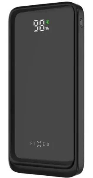 FIXED Powerbanka Zen2 10 s LCD displejom a výstupom PD 20W 10 000 mAh čierna (FIXZEN2-10-BK)