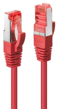 Lindy Cat6 S/FTP červená / Patch kabel / 1,5 m / RJ-45 / 250 MHz (47733)