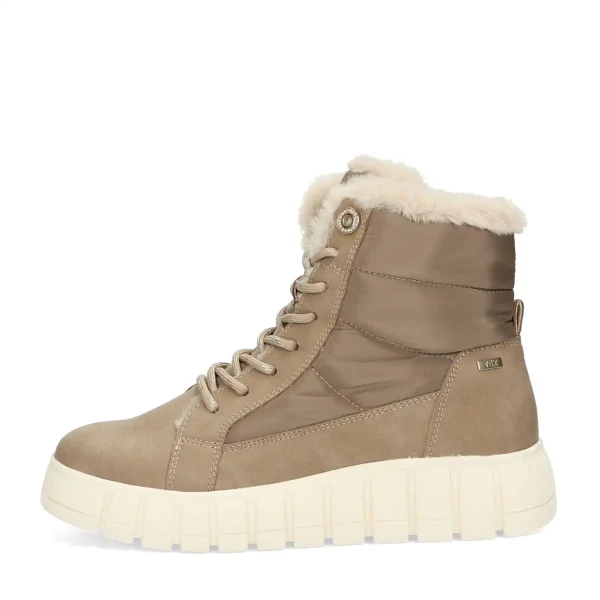 Tom Tailor 8490710015 Dámska zimná členková obuv beige 40