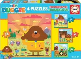 Educa Puzzle Hey Duggee 4v1 (12 16 20 25 dielikov)