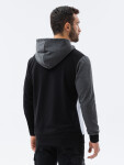 Pánska mikina Ombre Hoodie B1050 Black