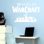 Veselá Stena Samolepka World of Warcraft Farba: oranžová, Veľkosť: 100 x 66 cm