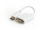 Gembird adaptér DisplayPort v1.2 samec na DVI (24+5) samica biela (A-DPM-DVIF-03-W)