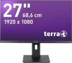 Wortmann AG Wortmann AG TERRA 3030228 monitor komputerowy 68,6 cm (27") 1920 x 1080 px Full HD LED Čierny