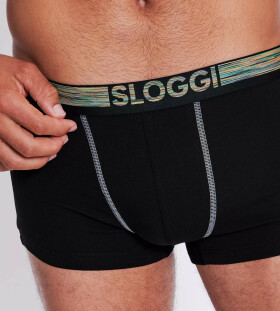 Pánske boxerky GO ABC 2.0 Hipster 2P - Sloggi černá (0004) 0XXL