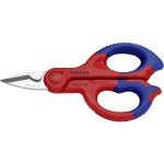 KNIPEX nožnice elektrikárske, nerez, tvrdosť 56 HRC, viaczložková rukoväť so skleným vláknom 9505155