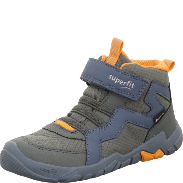 Detská celoročná barefoot obuv Superfit TRACE GTX Green/Orange 1-006034-7010 - 33