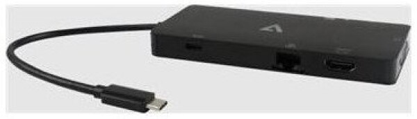 V7 USB-C MINIDOCK 100W PD HDMI VGA
