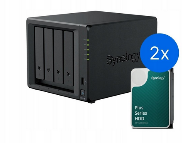 Synology DS425+ (DS425+-24T-10-2) 2x 12 TB, RAM: 2 GB