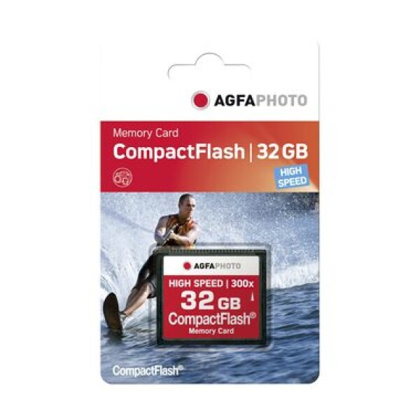 AGFAPHOTO Compact Flash 300x CF 32 GB/ R:45 MB/s / W:25 MB/s (10435)