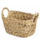 Compactor Caracas M Ručne pletený kôš na bielizeň z vodného hyacintu / 40 x 23 x 26 cm (3370910073577)