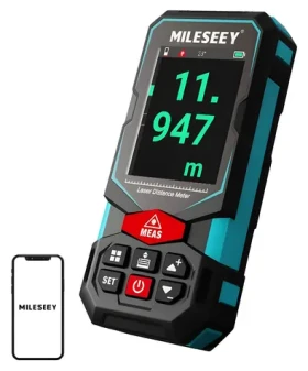 Mileseey S7 / Laserový diaľkomer / 100 m / ±2 mm / IP65 / Bluetooth (S7Mil)