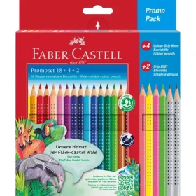 Faber-Castell Grip Pastelky - promo balenie 18+4+2 ks (201540)