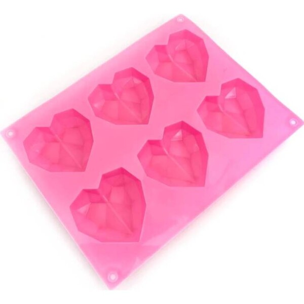 Silikónová forma Diamond Hearts (srdcia) - Happy Sprinkles - Happy Sprinkles
