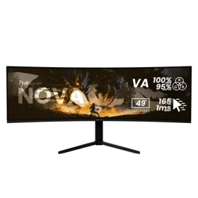 49" Arozzi Nova čierna / Monitor / VA / Curved 1500R / 5120x1440 / 32:9 / 165Hz / 1ms / DP+HDMI+USB-C (AZ-NO-49TUW165-BK)