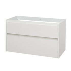 Mereo Opto, kúpeľňová skrinka 101 cm, biela CN912S