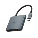 TP-LINK UH3020C USB-C HUB 3v1 sivá / HDMI 4K @ 60Hz / USB-C / USB-C PD 100W (UH3020C)