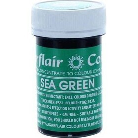 Gelová farba Sugarflair (25 g) Sea Green A152 tortus - Sugarflair - Sugarflair
