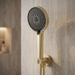 REA - Podomítková sprchová sada Maxim Brush Gold + BOX REA-P7066