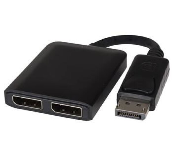 PremiumCord adaptér DisplayPort - 2x DisplayPort / rozšírenie + zrkadlenie obrazu / 4K * 2K @ 30Hz / dopredaj (kportad17)