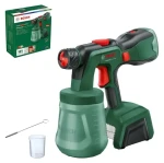 BOSCH UniversalSpray 18V-300 Solo zelená / Aku striekacia pištoľ / 18V / nádoba 1200 ml / bez batérie a nabíjačky (0603208100)