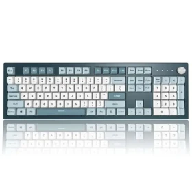 Montech MKey Freedom modrá / herná klávesnica / mechanická / spínače GateronG Pro 2.0 Brown / drôtová / US (MK105FB)