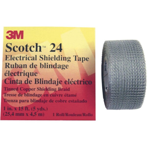 3M SCOTCH24-25X4.5 tienacia lepiaca páska Scotch® 24 strieborná (d x š) 4.5 m x 25 mm 1 ks; SCOTCH24-25X4.5