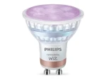 Philips SMART PAR16 GU10 4.7W / Chytrá LED žiarovka / RGB / Wi-Fi / 345 lm / 36 ° / 3 ks (8720169296725)