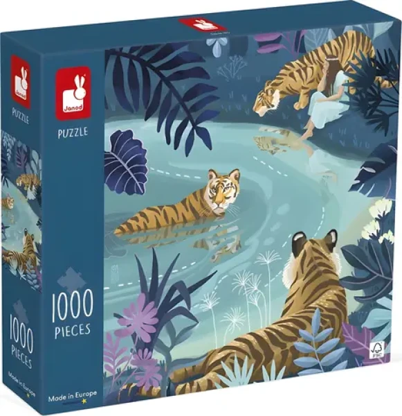 JANOD Puzzle Tigrie stretnutie