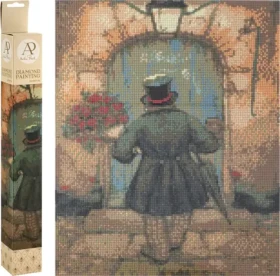 GRAFIX Diamantové maľovanie Muž s ružami