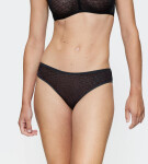 TRIUMPH SIGNATURE SHEER - Taj nohavičky s neviditeľným strihom a jemnou čipkou Triumph BLACK 40