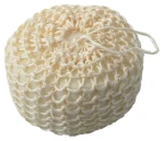 MSV SISAL exfoliačná sisalová huba biela / okrúhla / sisal, polyester