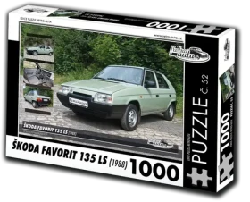 RETRO-AUTA Puzzle Škoda Favorit 135 LS (1988) č. 52
