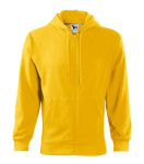 Trendy mikina na zips Pánske žlté S