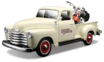 Maisto Harley-Davidson Custom 1950 Chevrolet 3100 Pickup + 2001 FLSTS Heritage Springer