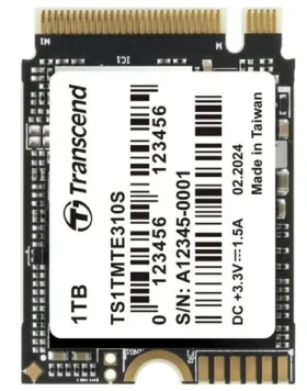 Transcend MTE310S 1TB čierna / M.2 2230 / PCIe Gen4 / R: 5000 MBps / W: 3500 MBps / 5y (TS1TMTE310S)