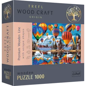 Trefl Wood Craft Origin - Puzzle - Farebné balóny
