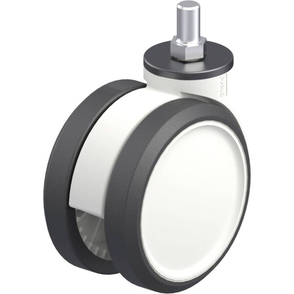 Blickle 763208 dvojité plastové otočné pojazdové koliesko; 763208