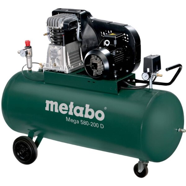 Metabo piestový kompresor Mega 580-200 D 200 l; 601588000