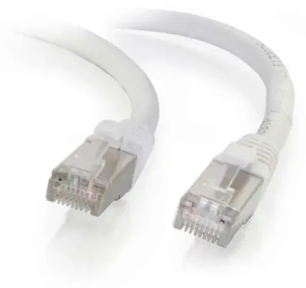 Mercodan Cat6a S/FTP 15 m biela / Patch kábel / RJ-45 / 10 Gbit/s (371919150)