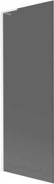 MEXEN/S - Next L vaňová zástena FIX 70 x 150, grafit, biela 895-070-000-03-40-20
