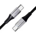 Allity AUC-02 Dátový kábel USB-C/USB-C 1m 100W čierna (DATUSBC100WALL01BK)
