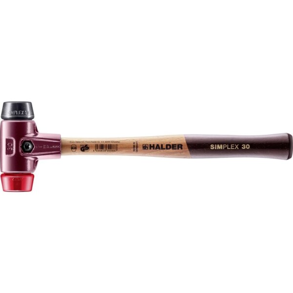 Halder SIMPLEX 3026.030 palička s ergonomickou rukoväťou, tvrdé, stredne tvrdé 345 g 295 mm; 3026.030