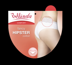 Dámské kalhotky krajkou COTTON HIPSTER světle růžová model 15437852 Bellinda Velikost: